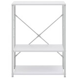 vidaXL Magnetronkast 60x39,6x79,5 cm bewerkt hout wit