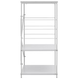 vidaXL Magnetronkast 60x39,6x79,5 cm bewerkt hout wit