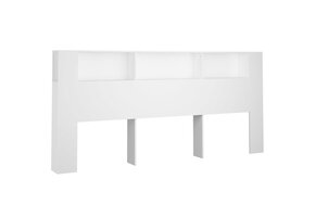 vidaXL Hoofdbordkast Wit 220x18,5x104,5 cm - 41% Korting