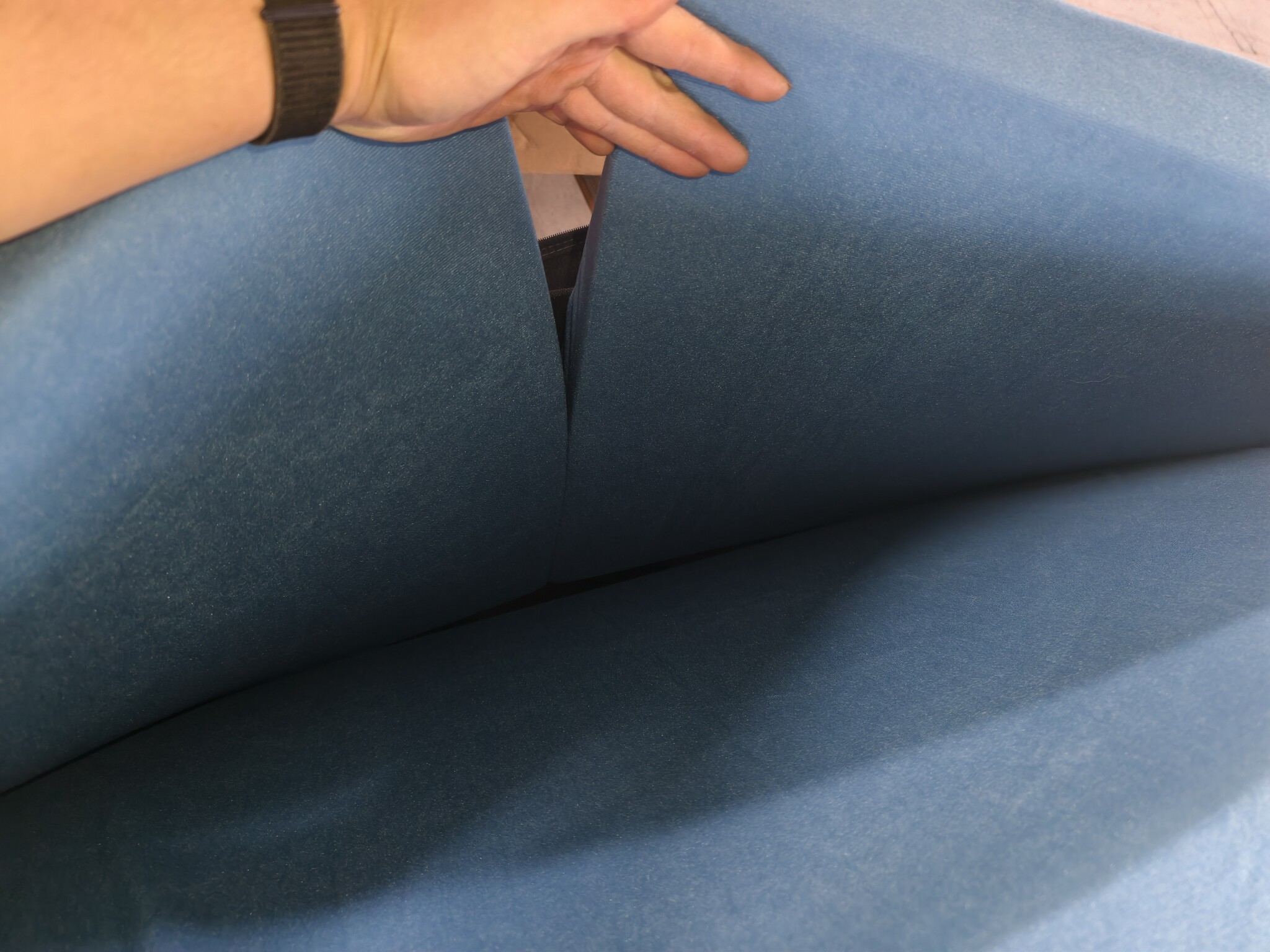 Opvouwbaar 2 persoons matras - Wasbare hoes - 195cm x 120cm x 7cm - Navy