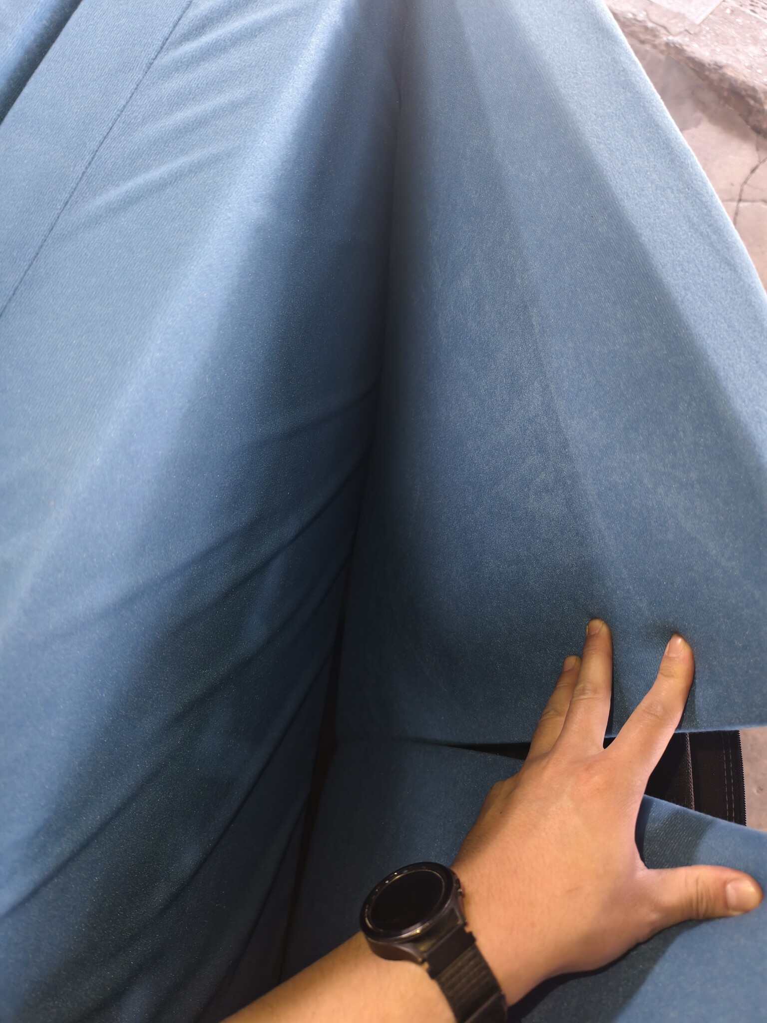Opvouwbaar 2 persoons matras - Wasbare hoes - 195cm x 120cm x 7cm - Navy