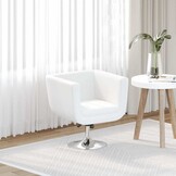 vidaXL Barkruk Kunstleer Wit - 63% Korting