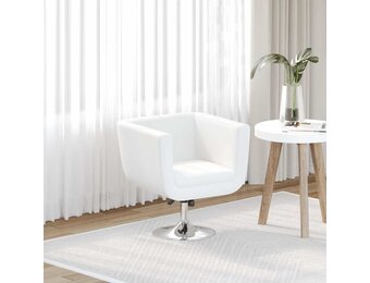 vidaXL Barkruk Kunstleer Wit - 63% Korting