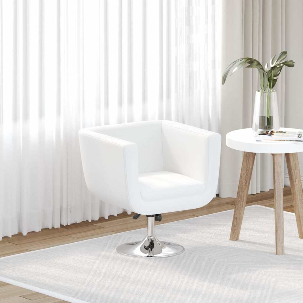 vidaXL Barkruk Kunstleer Wit - 63% Korting