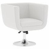 vidaXL Barkruk Kunstleer Wit - 63% Korting