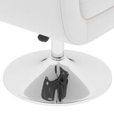 vidaXL Barkruk Kunstleer Wit - 63% Korting