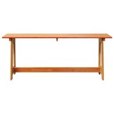 vidaXL Tuinbank Bruin 119 x 37 x 47 cm Massief grenenhout