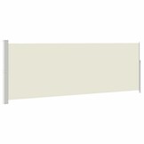 vidaXL Windscherm uittrekbaar 160x514 cm crème