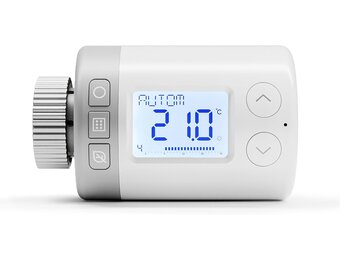 Honeywell Home HR 27 ECO ETRV Slim radiatorthermostaatventiel, programmeerbaar thermostatisch radiatorventiel, digitale intelligente centrale verwarmingsregelaar, wit, 2 stuks