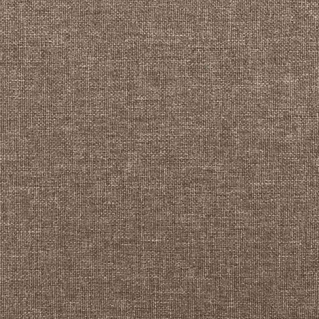vidaXL Hoofdborden 144x5x78/88 cm stof taupe