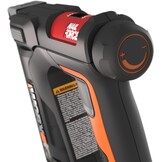 PowerShare, WX843.9, zonder accu en oplader, spijkers 1,2 mm, type 47 en klemmen 11,4 mm, type 53, diepte-instelling zonder gereedschap