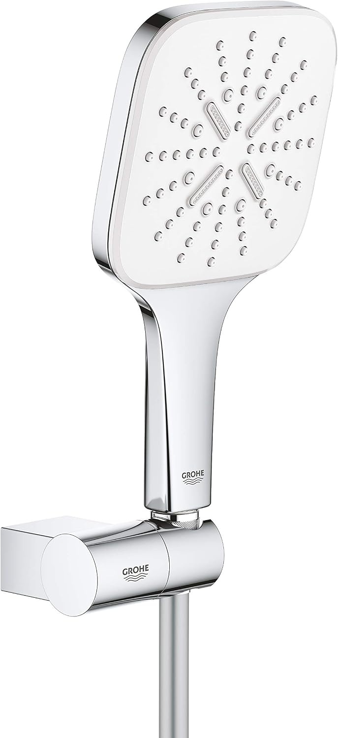 GROHE Rainshower 130 SmartActive Cube, handdouche, 3 straalsoorten, chroom, 26550000