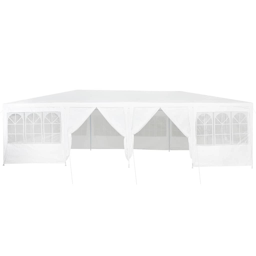 vidaXL Partytent Wit 800 x 400 x 266 cm Polyester, Staal