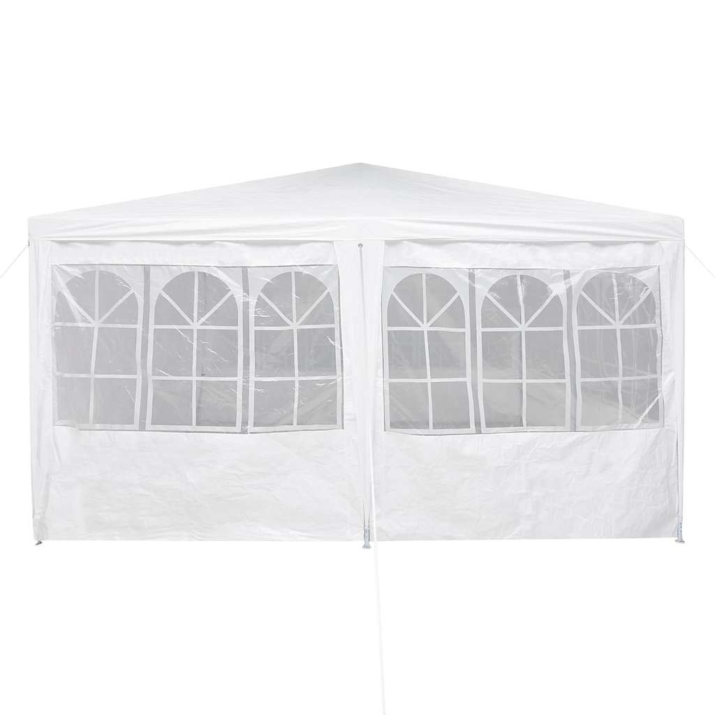 vidaXL Partytent Wit 800 x 400 x 266 cm Polyester, Staal