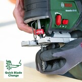 Bosch accudecoupeerzaag AdvancedSaw 18V-140 (pendelfunctie; borstelloze motor; zaagdiepte in hout/staal/aluminium: 140 mm/10 mm/20 mm; 3 x zaagblad; 18V System; zonder accu & lader; in kartonnen doos)