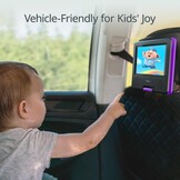 YOTON 9,5 inch draagbare dvd-speler met 7,5 inch HD-draaibaar scherm voor auto en kinderen, 4-6 uur werktijd met ingebouwde batterij, hoofdtelefoon/AV-IN/AV-OUT/USB/SD-kaart [Geen ondersteuning voor