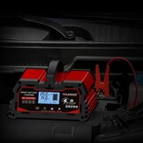Yinleader Acculader voor auto, 30 A, 12 V/24 V, volautomatisch, intelligent, met lcd-display