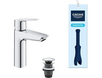 GROHE QUICKFIX 24204002 Eenhendelmengkraan DN 15 | M-size | chroom, met montagetool