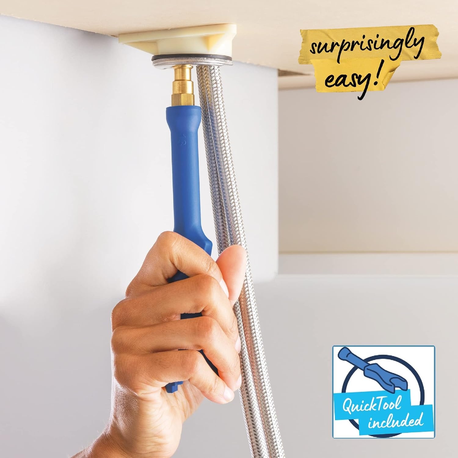 GROHE QUICKFIX 24204002 Eenhendelmengkraan DN 15 | M-size | chroom, met montagetool