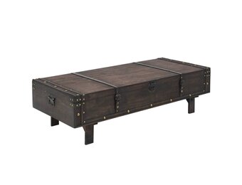 vidaXL Salontafel vintage stijl 120x55x35 cm multiplex