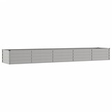 vidaXL Plantenbak verhoogd 400x80x45 cm cortenstaal roestig