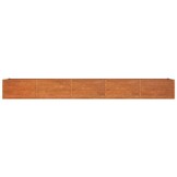 vidaXL Plantenbak verhoogd 400x80x45 cm cortenstaal roestig