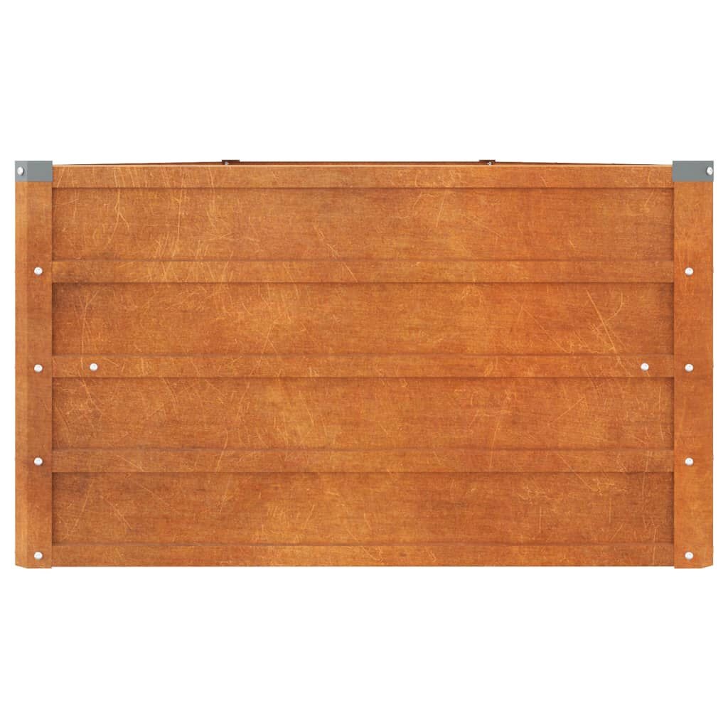 vidaXL Plantenbak verhoogd 400x80x45 cm cortenstaal roestig