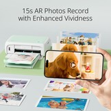 YOTON Fotoprinter, Draagbare Fotoprinters met 54 vellen (4"x6"), Ondersteuning WiFi-verbinding, Fotobewerkingsfunctie, Voor iPhone/Android/Laptop