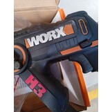 WORX WX390.9 boorhamer SDS-plus 20 V, krachtige boormachine met pneumatische hamerwerk en tweede handgreep, ideaal voor schroeven, boren en hameren, 1,2 J slagenergie, zonder accu en oplader