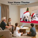 Mini Draagbare Projector - Ondersteunt Full HD 1080P, Yoton Y3 Projector Compatibel met Mobiel, Telefoons, PC, PS5 en Xbox, USB, HDMI, SD, AV Ingangen, Ideaal voor Kinderen als Cadeau