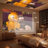 Mini Draagbare Projector - Ondersteunt Full HD 1080P, Yoton Y3 Projector Compatibel met Mobiel, Telefoons, PC, PS5 en Xbox, USB, HDMI, SD, AV Ingangen, Ideaal voor Kinderen als Cadeau