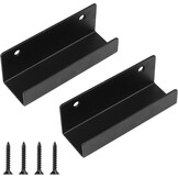 Zware haken, 8 stuks U-beugel, U-haken, 50 mm keramische tegelhouders, metalen wandhaken apparatuurhouder beugel om op te hangen in woonkamer, keuken, badkamer, garage kapstokhaken - Maat 50x42mm(8 Pack)