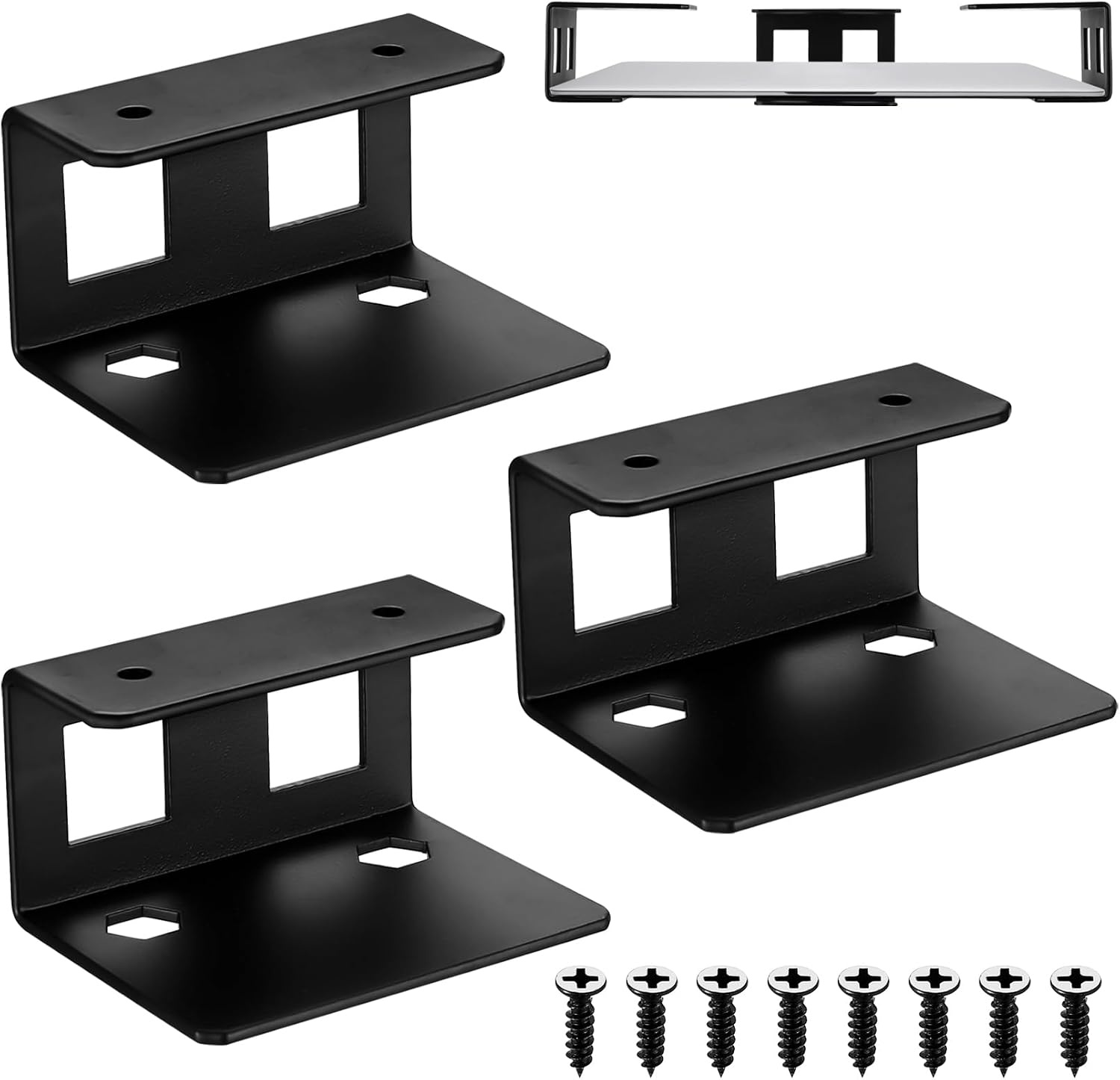 Zware haken, 8 stuks U-beugel, U-haken, 50 mm keramische tegelhouders, metalen wandhaken apparatuurhouder beugel om op te hangen in woonkamer, keuken, badkamer, garage kapstokhaken - Maat 50x42mm(8 Pack)