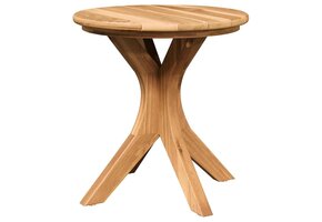vidaXL Bijzettafel Massief Teakhout Bruin 40x40x41cm - 63% Korting