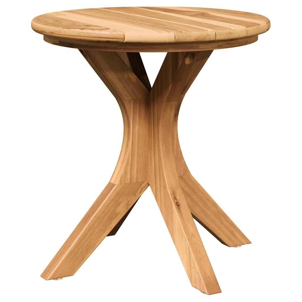 vidaXL Bijzettafel Bruin 40 x 40 x 41 cm Massief teakhout