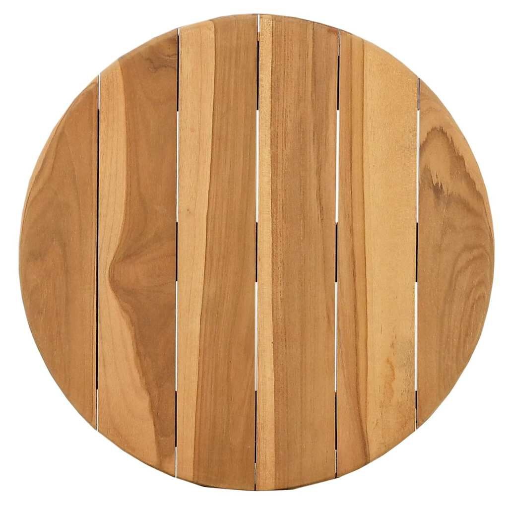 vidaXL Bijzettafel Bruin 40 x 40 x 41 cm Massief teakhout