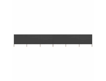 vidaXL Windscherm 6-panelen 800x160 cm stof antraciet