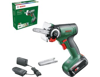 Bosch Accu-NanoBlade-zaag UniversalCut 18V-65 (snel vrij snijden in hout, houtmaterialen en plastic; max. zaagdiepte 65 mm; 18 volt-systeem; 1x 2,5 Ah accu en oplader) - Maat UniversalCut 18V