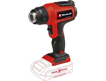 Einhell Power X-Change Accu Heteluchtpistool TE-HA 18 Li Solo - Rood - Zonder Accu en Lader