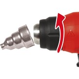 Einhell Power X-Change Accu Heteluchtpistool TE-HA 18 Li Solo - Rood - Zonder Accu en Lader