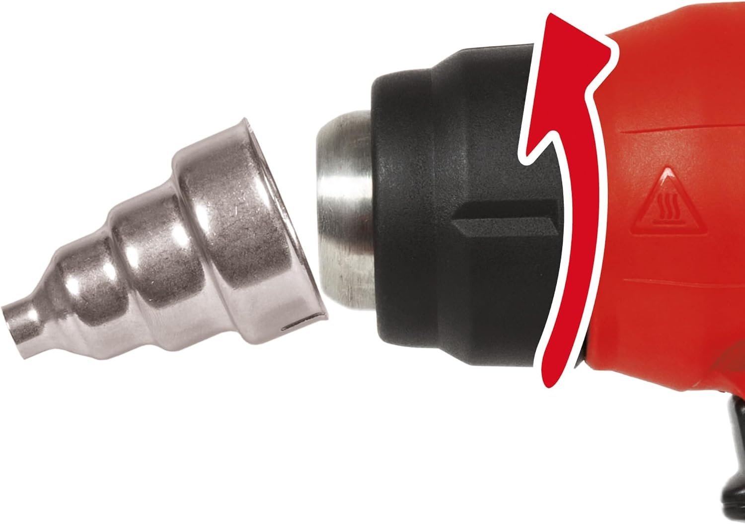 Einhell Power X-Change Accu Heteluchtpistool TE-HA 18 Li Solo - Rood - Zonder Accu en Lader