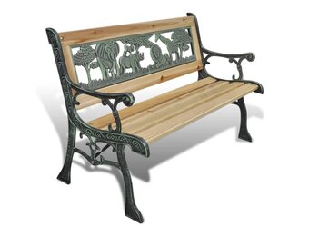 vidaXL Kindertuinbank 84 cm hout