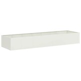 vidaXL Plantenbak 280x80x40 cm staal wit