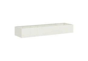 Plantenbak Staal Wit 280x80x40 cm - 41% Korting