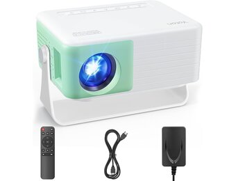 Yoton Y3 Mini-projector, groen, slaapkamer, luidspreker, 1080p, 180° rotatie