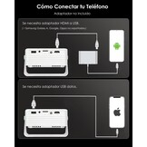 Yoton Y3 Mini-projector, groen, slaapkamer, luidspreker, 1080p, 180° rotatie