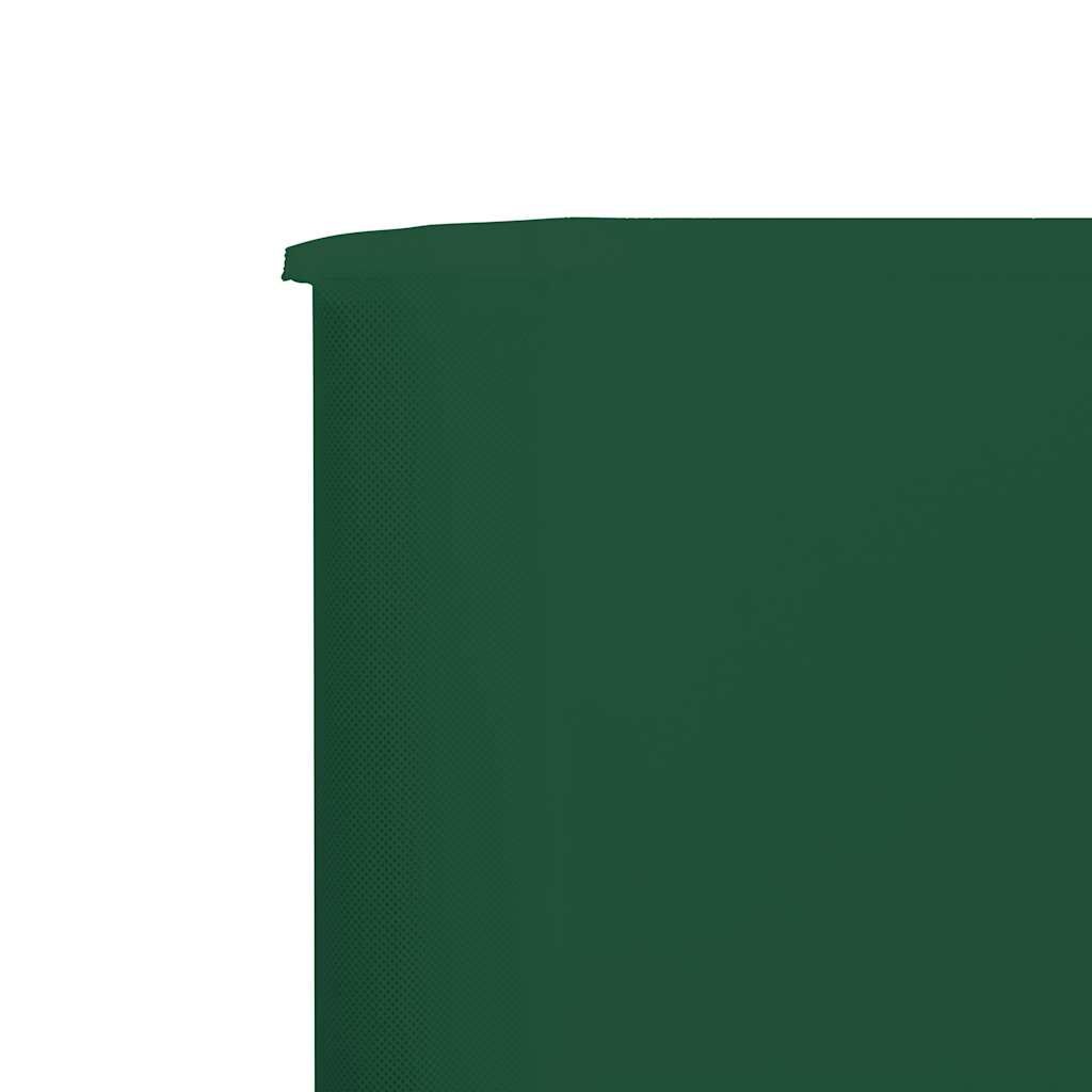 vidaXL Windscherm 6-panelen 800x80 cm stof groen