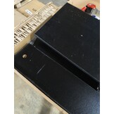 804719 vidaXL Wastafelkast 100x38,5x48 cm bewerkt hout zwart