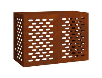 vidaXL Airconditioner hoes Roestkleurig 100 x 50 x 70 cm