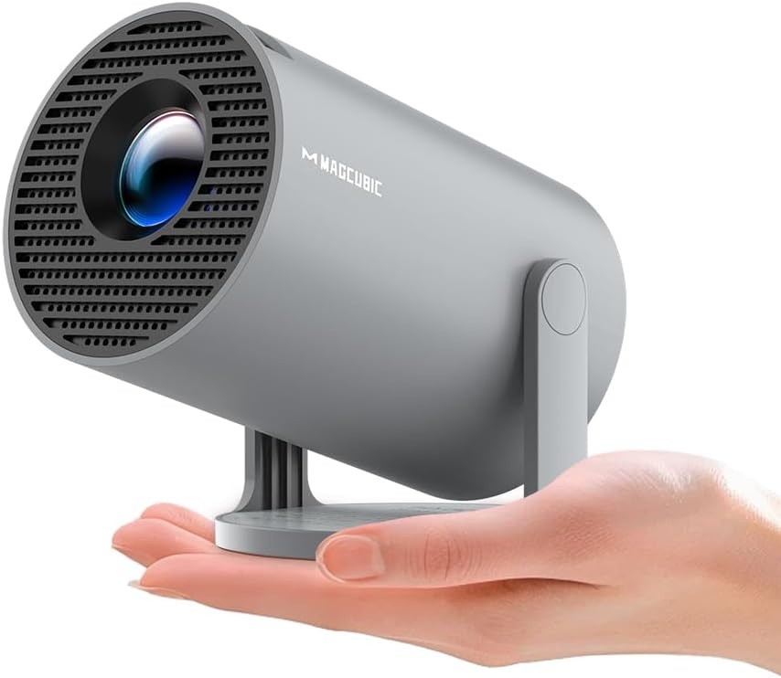 Magcubic Mini Beamer 4K - Smart Projector 94.8x17 mm - Grijs